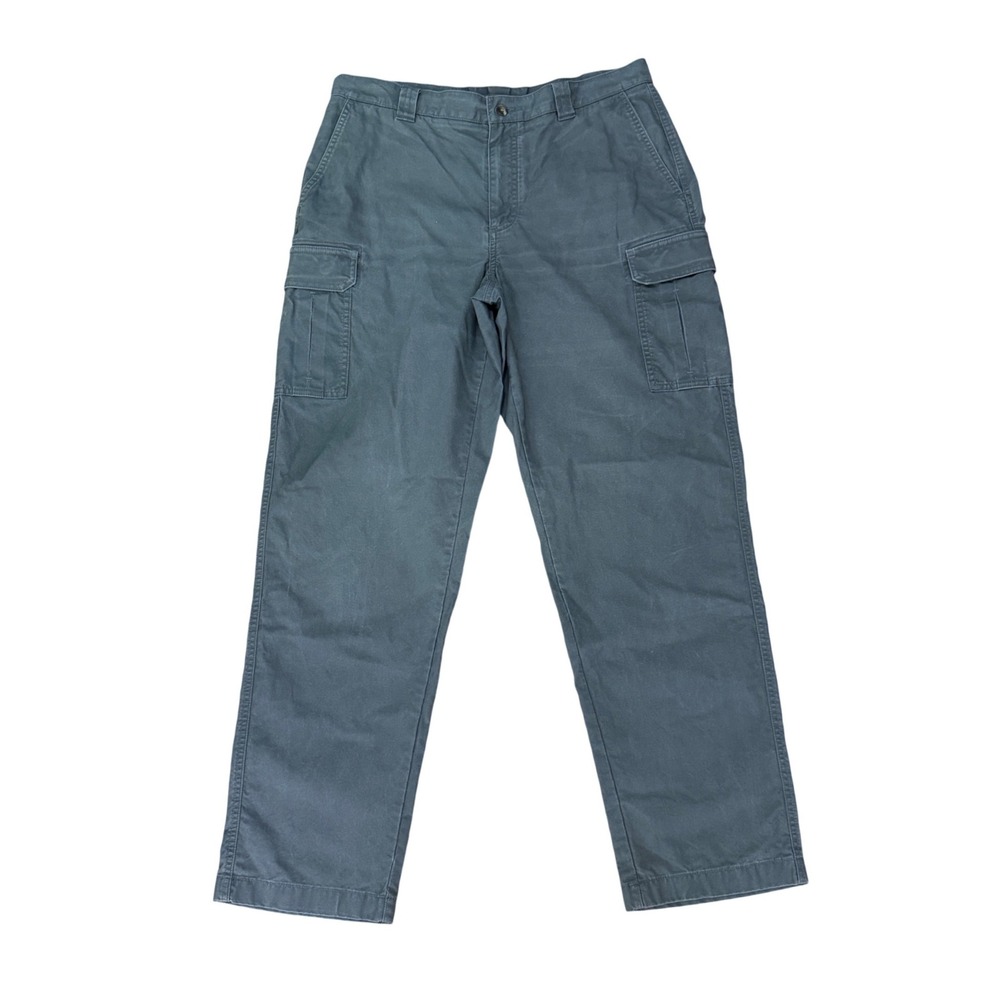 L.L.Bean Cargo Pants Mens 35x32 Classic Fit Gray Casual Utility Outdoors